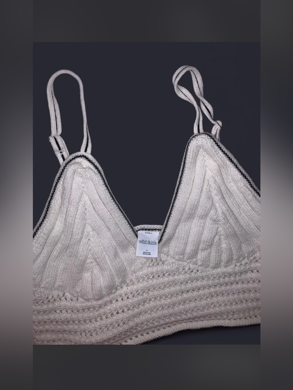 wild fable knitted croptop